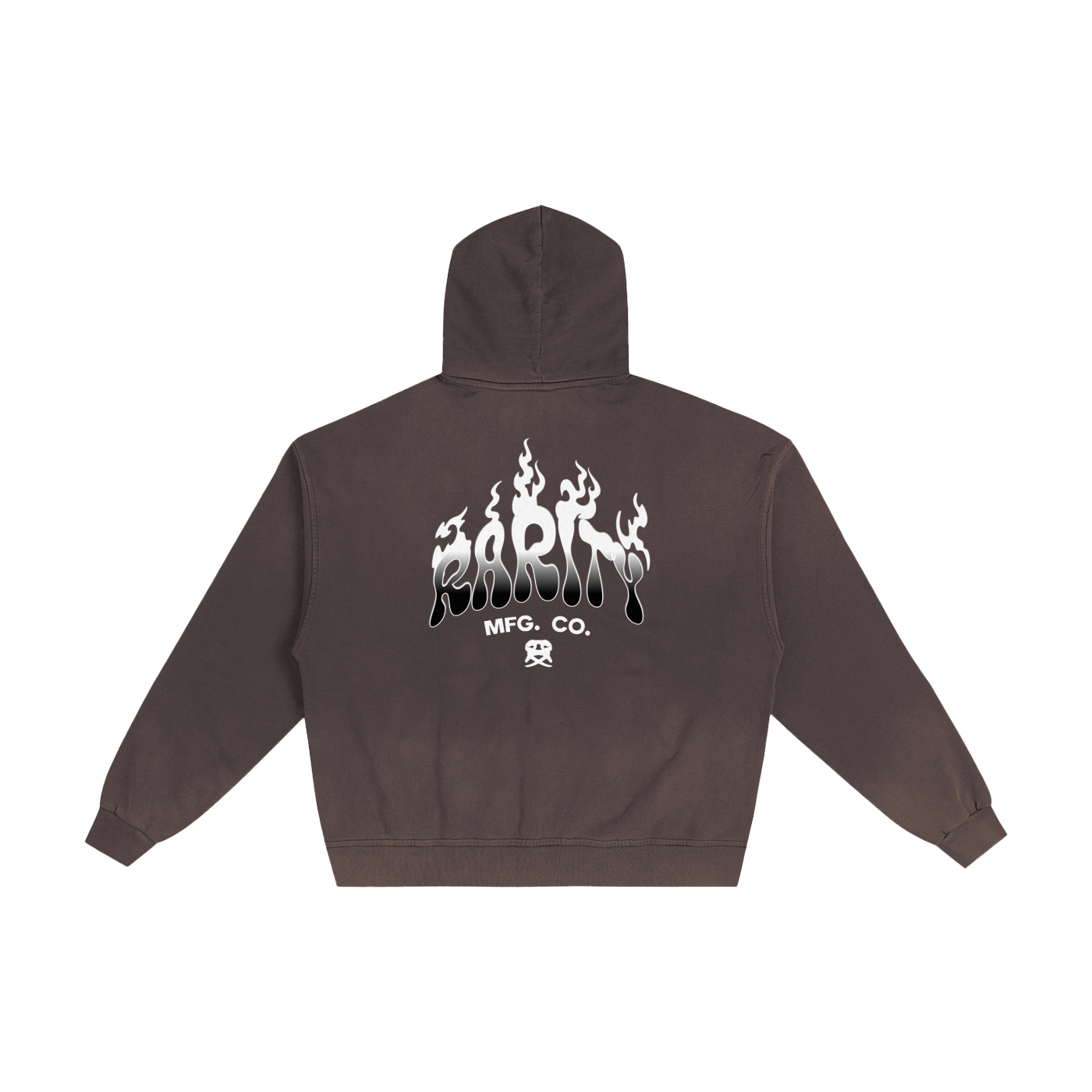 Hand-Frayed Sunfade Zip Hoodie