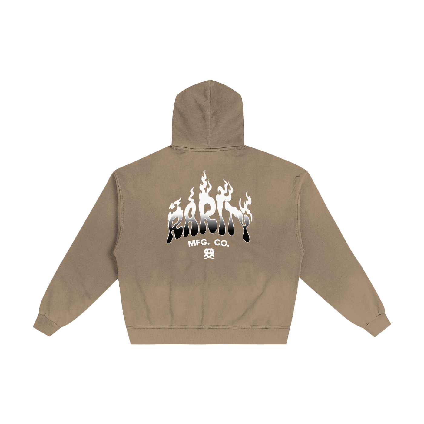 Hand-Frayed Sunfade Zip Hoodie