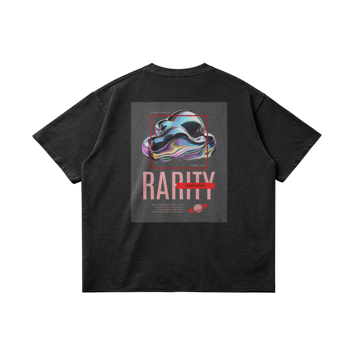 Future Boxy Embroidered Mid Heavyweight Tee