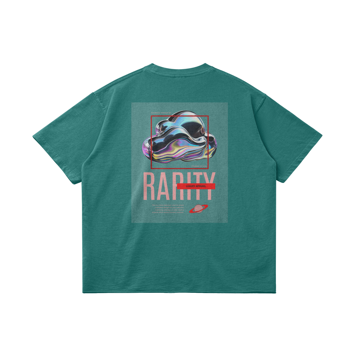 Future Boxy Embroidered Mid Heavyweight Tee