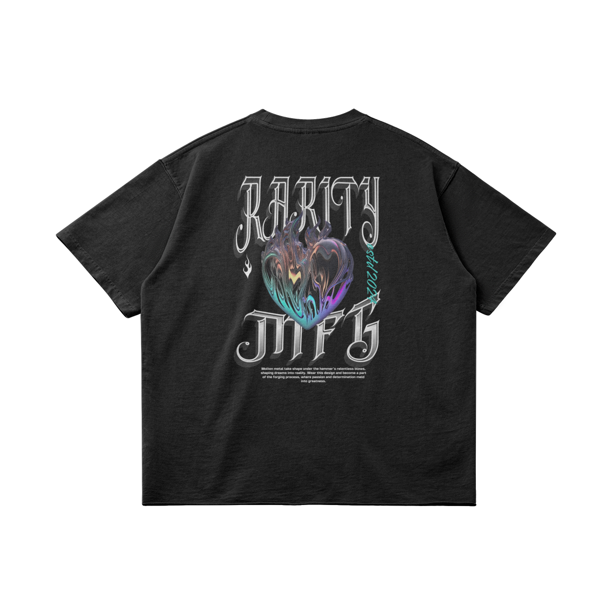 Envy Boxy Embroidered Mid Heavyweight Tee