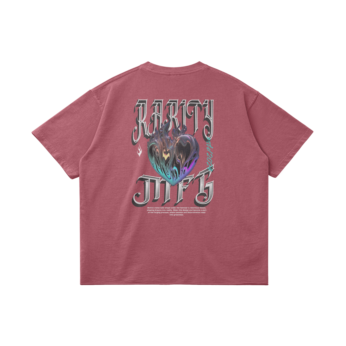 Envy Boxy Embroidered Mid Heavyweight Tee