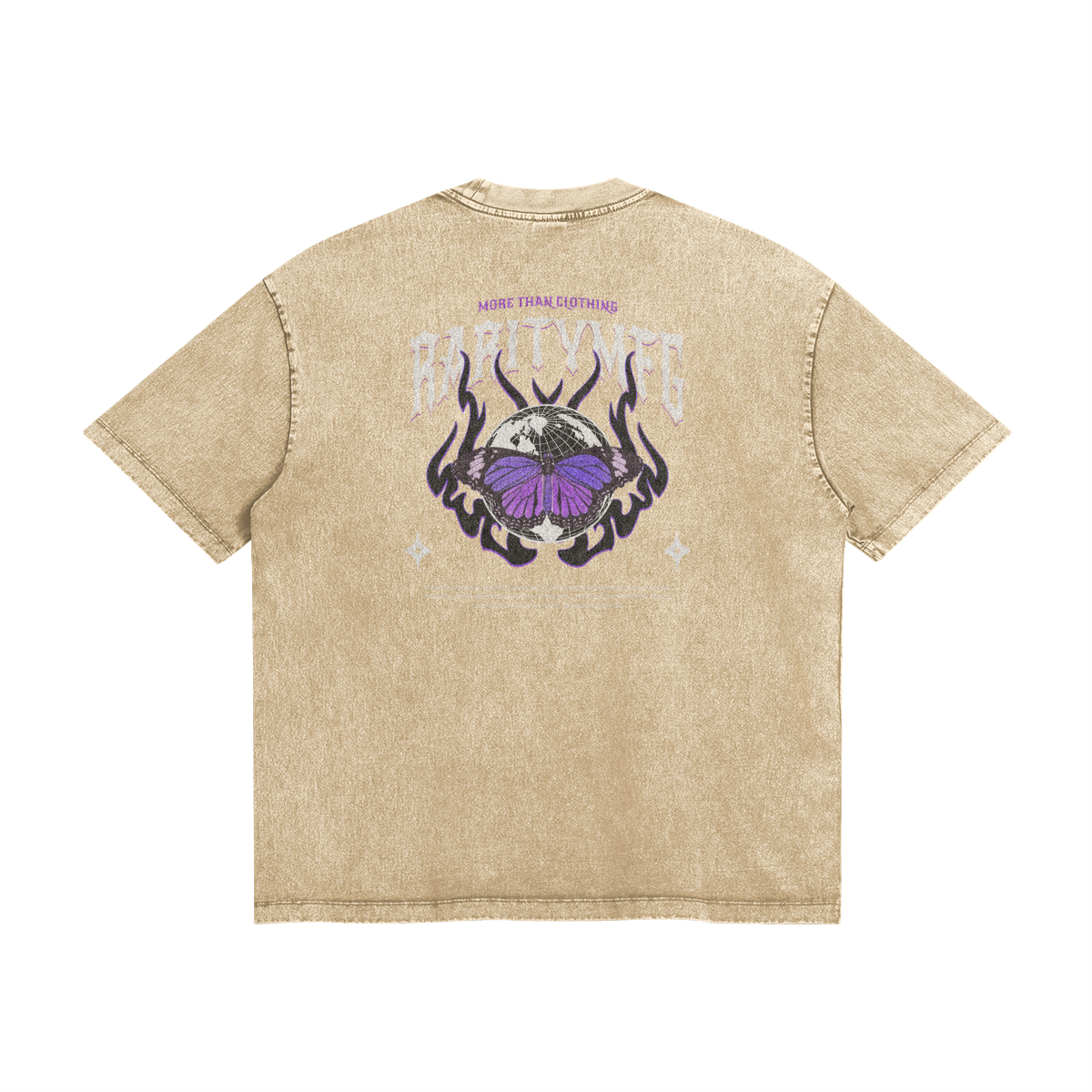 Flow Oversized Embroidered Mid Heavyweight Tee