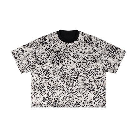 Unisex Leopard Print Boxy T-Shirt