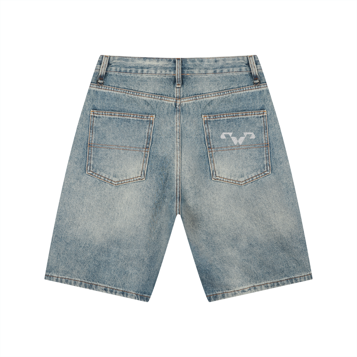 Men's Vintage Wash Denim Shorts