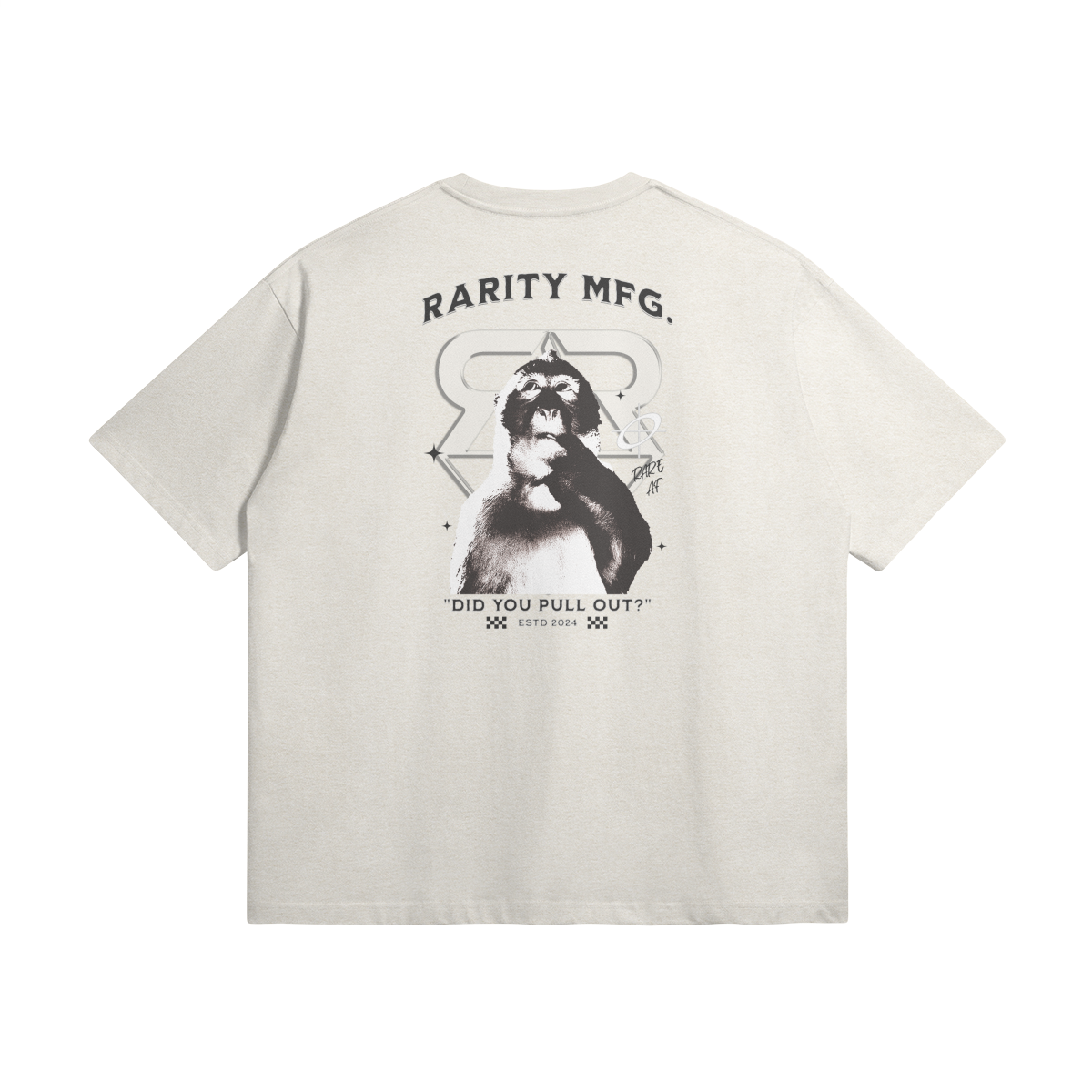 Monkey Heavyweight Tee & Monkey Embroidered Shorts