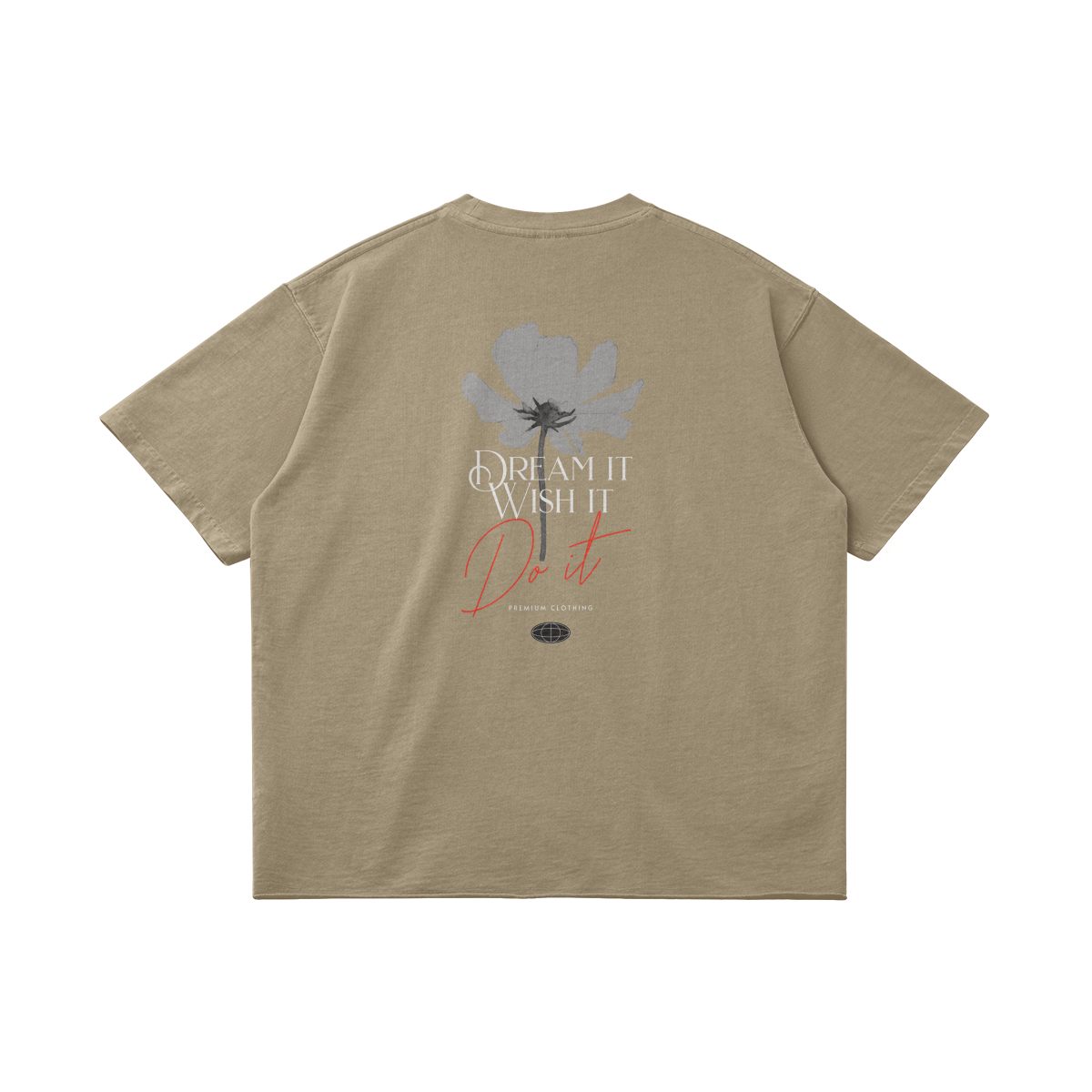 Dream Boxy Embroidered Mid Heavyweight Tee